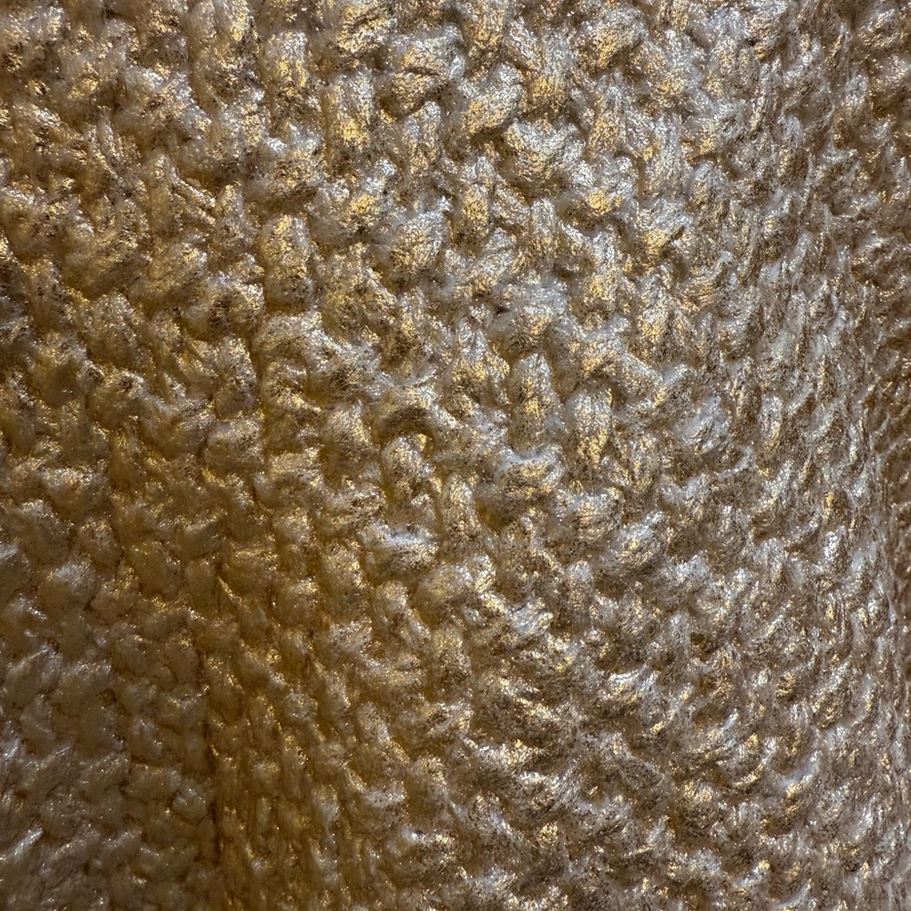 Valentino Gold Coated Wool
Knit Flared Mini Skirt  New with tags! M - Picture 13 of 14